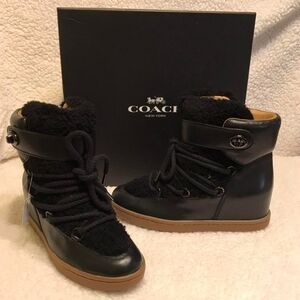 Coach Monroe Sherling Boots
